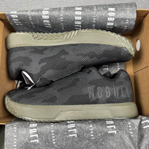 NoBull Shoes Womens 9.5 Black Camo SuperFabric SF  Trainer+ CrossFit Gym Workout - Picture 2 of 11